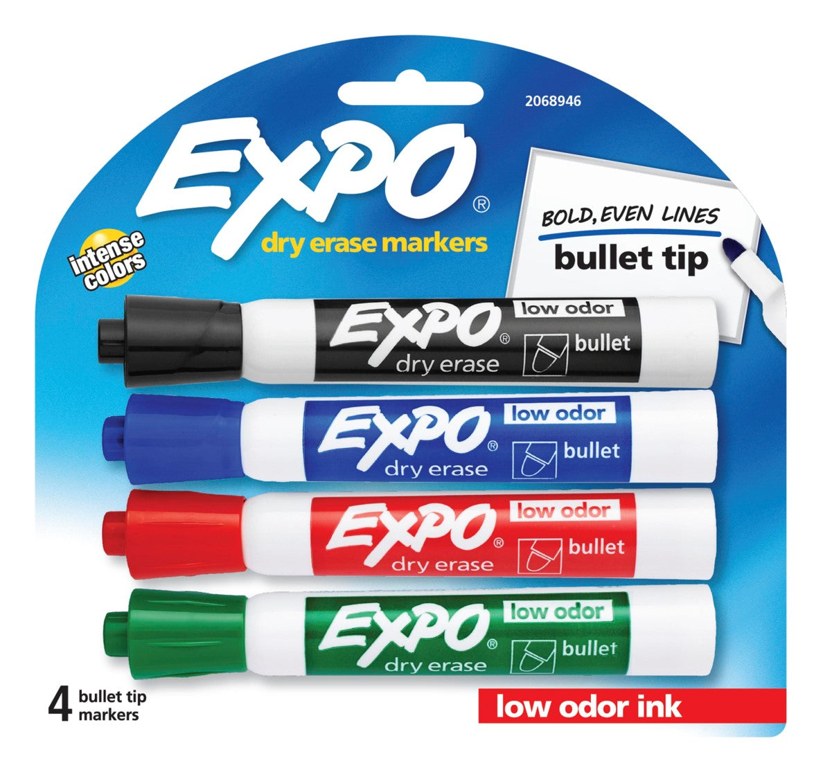 Expo W/B Mrkr Blt Asst Pk4