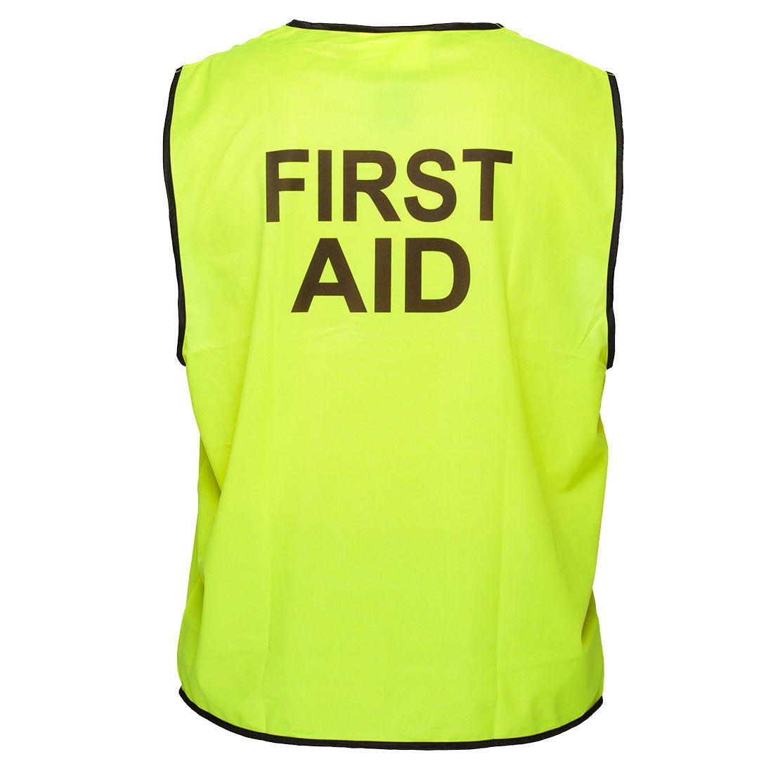 PORTWEST - First Aid Hi-Vis Vest Class D Yellow - LARGE