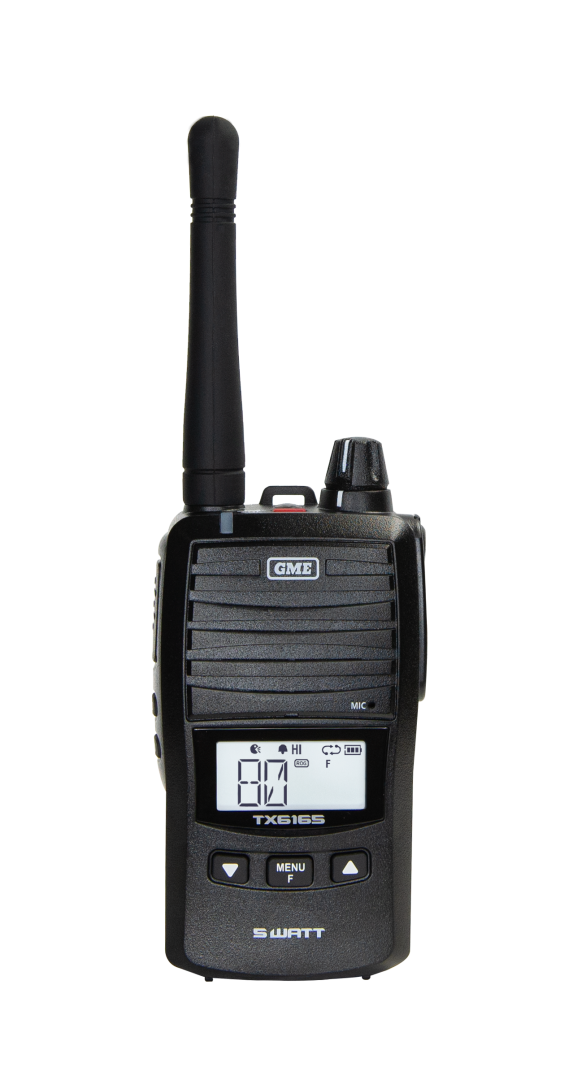 GME 5/1 Watt IP67 UHF CB Handheld Radio