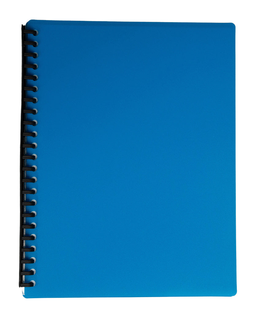 DISPLAY BOOK GNS A4 REFILLABLE BLUE 20P