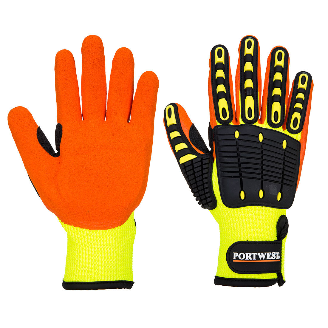 PORTWEST A721 - Anti Impact Grip Glove
Yellow/Orange
