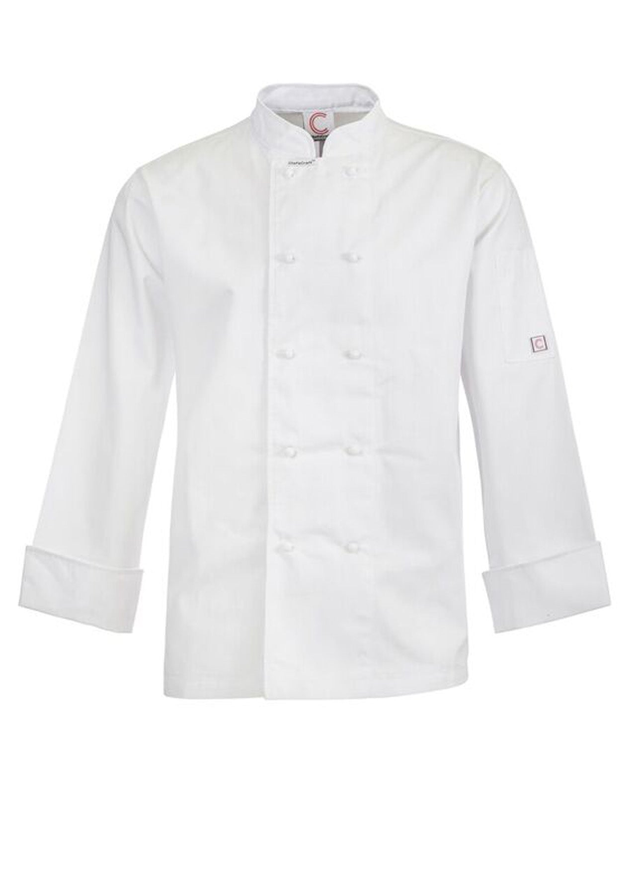 CHEFSCRAFT CLASSIC CHEF JACKET -LS WHITE SIZE XXL
