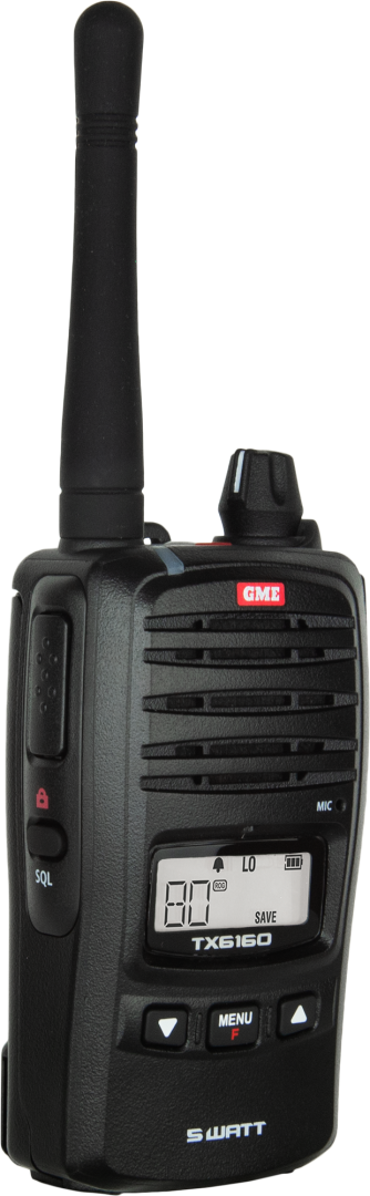 GME 5/1 Watt IP67 UHF CB Handheld Radio