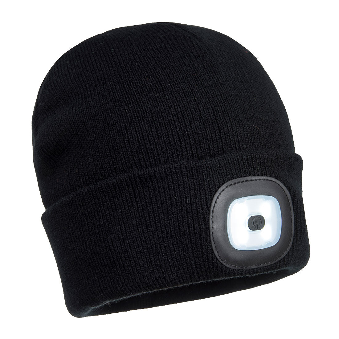 Portwest Beanie LED Head Light USB Rechargeable Grey