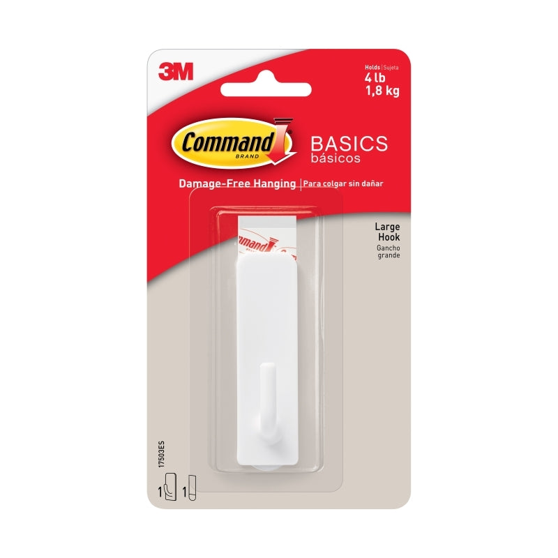 Command 17503 Large White Basic Hook