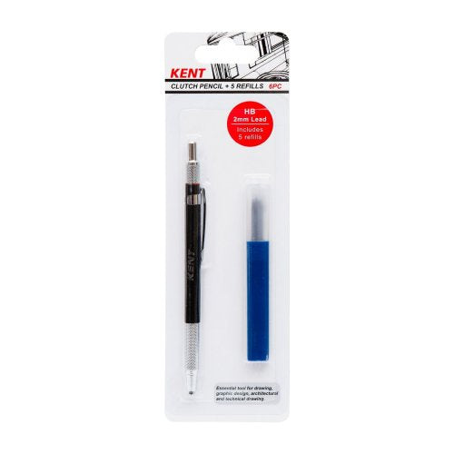 CLUTCH PENCIL KENT 2MM WITH CLIP PREMIUM