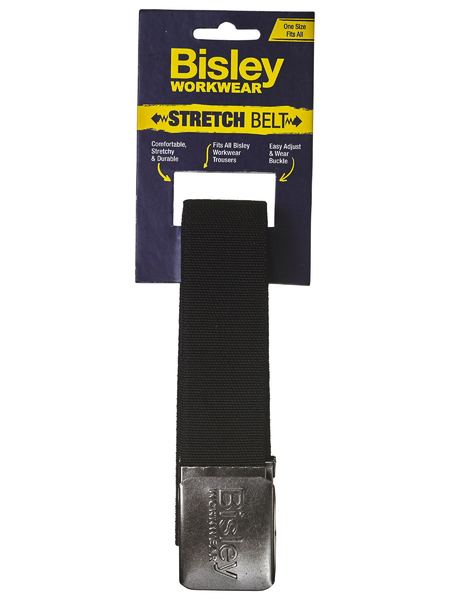 BISLEY STRETCH WEBBING BELT BLACK