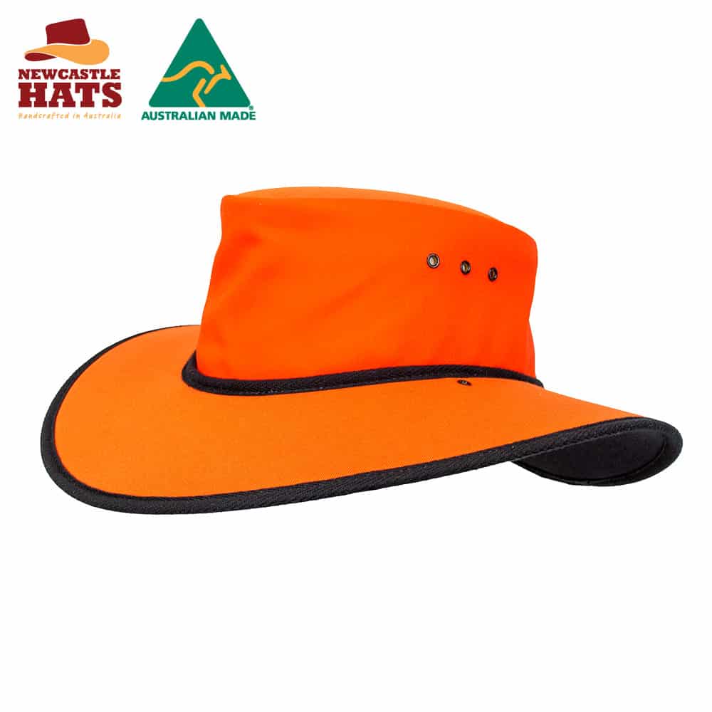 NEWCASTLE HATS NULLARBOR HAT ORANGE/BLACK S