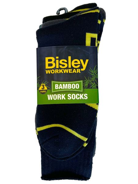 BAMBOO WORK SOCKS (3X PACK) 11+