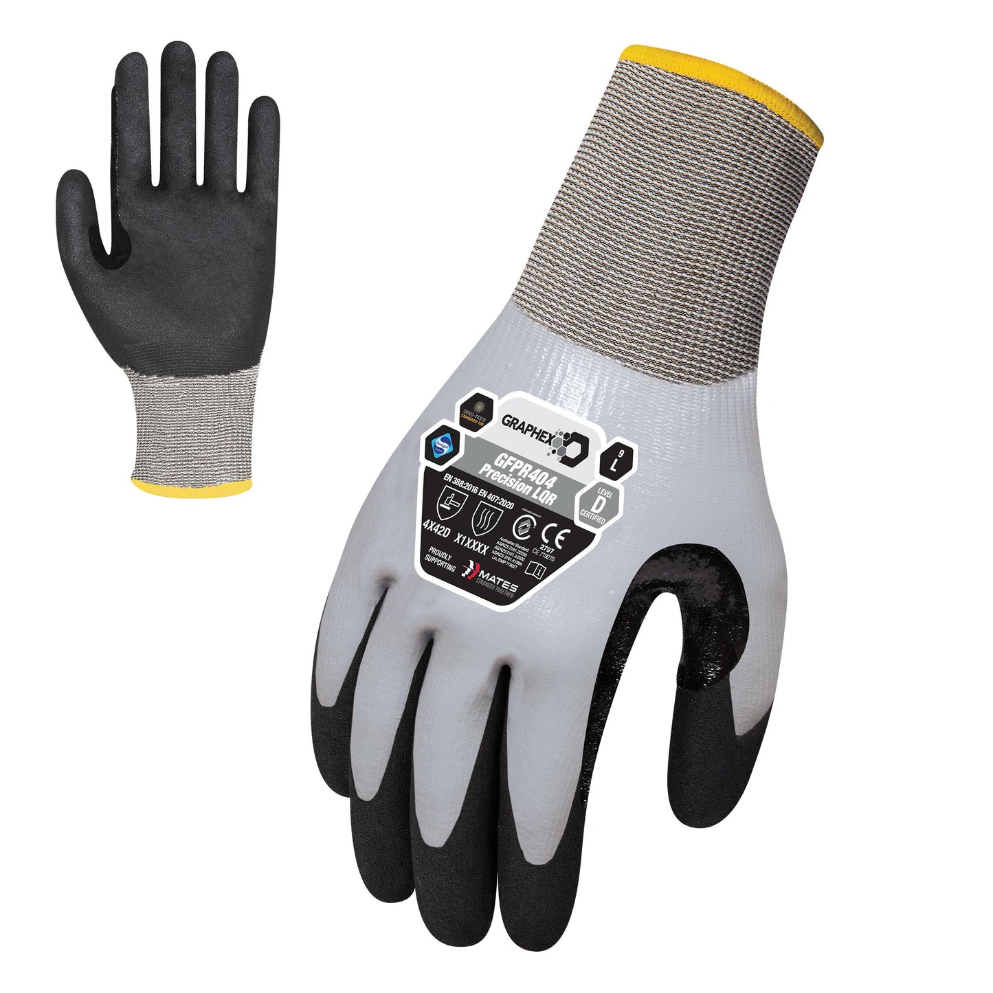 Graphex® Precision LQR Cut 5/Level D Glove Extra Small