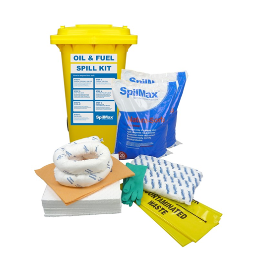 SpilMax 140L Workplace Kit – Oil & Fuel