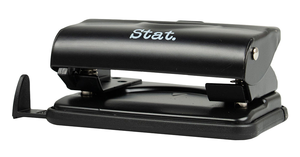 PUNCH STAT MEDIUM 2 HOLE 20 SHEETS METAL BLACK