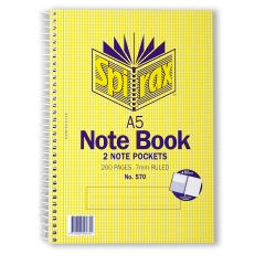 SPIRAX NOTEBOOK 570 POCKET A5 S/O 200PG