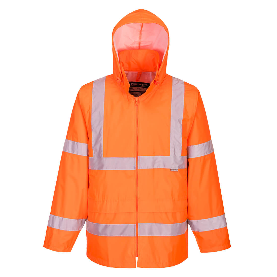 PORTWEST Hi-Vis Rain Jacket Orange small