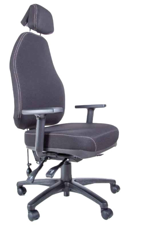 DAL bEXACT AIR HD MID BACK WITH ARMS 200KG in Apollo Black