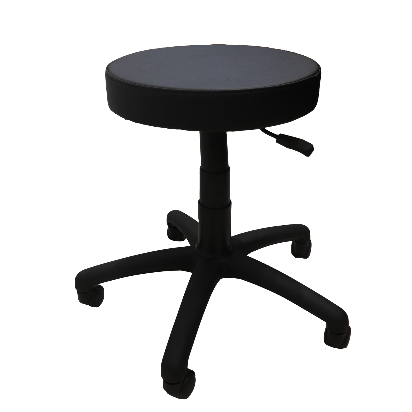 DS DESK Desk Height Stool Desk Height Data Stool - Black PU