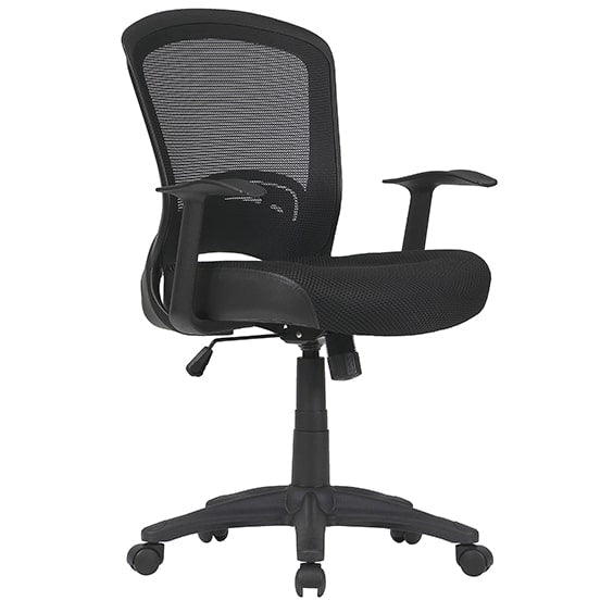 Style Ergonomics Intro, Mesh back height adjustable 120kg rated chair, black