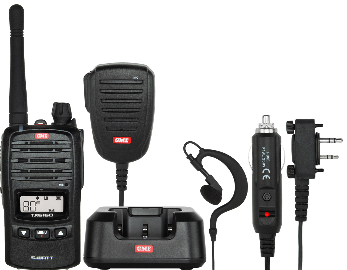 GME 5/1 WATT UHF CB HANDHELD RADIO