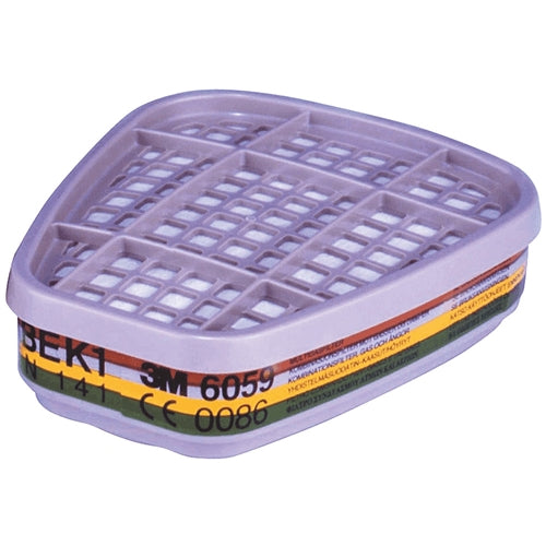 3M™ 6059 Multi Gas/Vapour A1B1E1K1 Cartridge Filter (Pair)