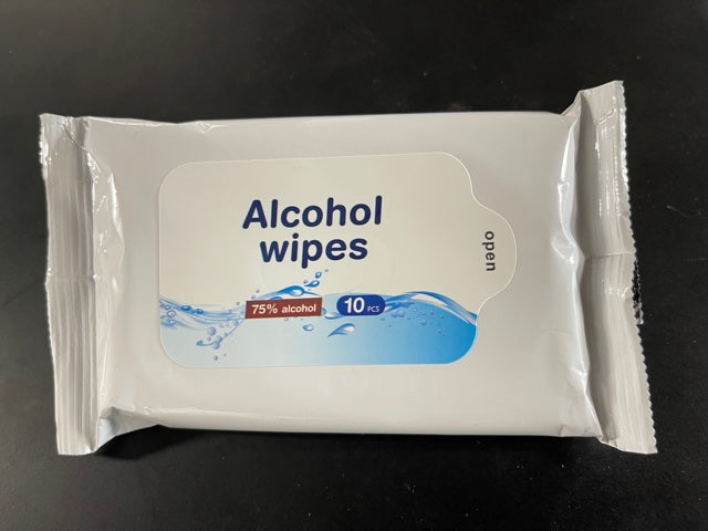 ALCOHOL WIPES 10PK
