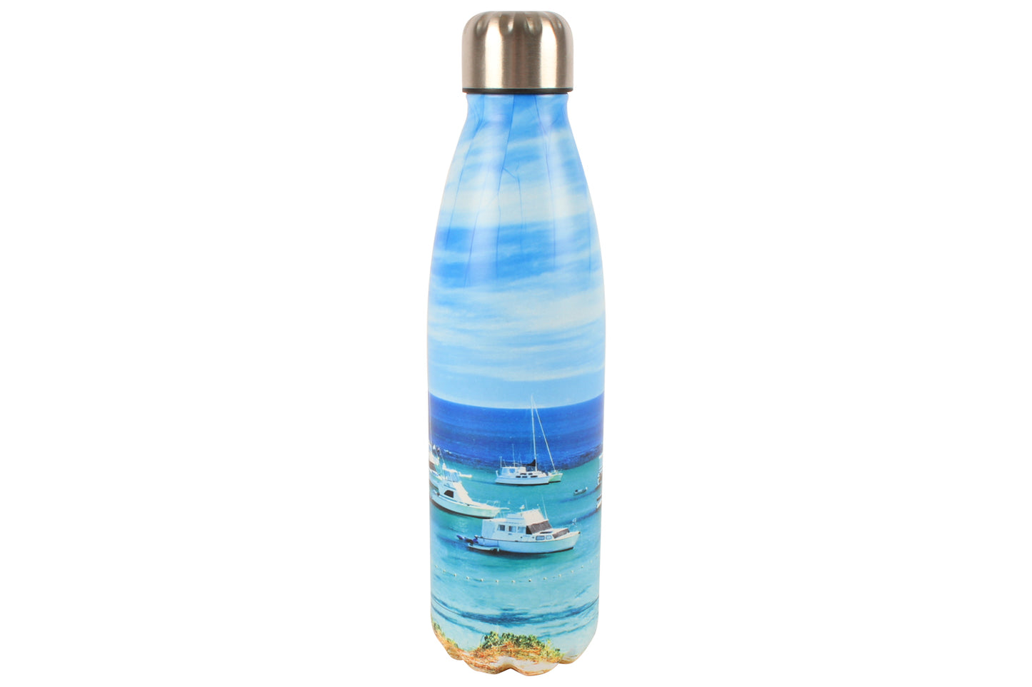 DRINK BOTTLE GOODVIBES 500ML STAINLESS STEEL DOUBLE WALL ROTTNEST