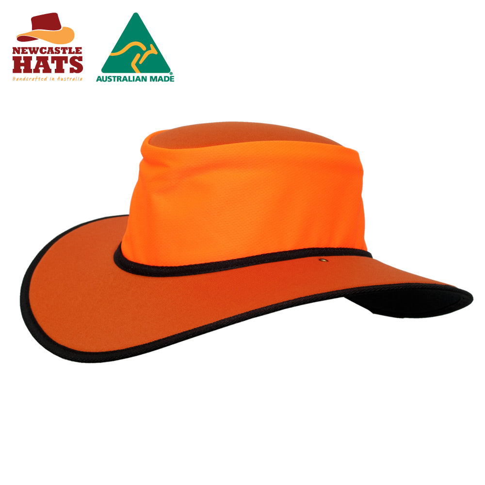 NULLARBOR MICRO MESH HI VIS ORANGE& BLACK L