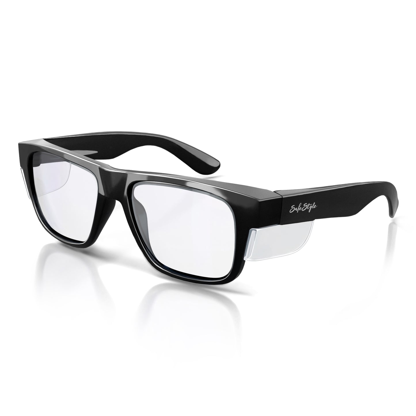 Safe Style Fusions Black Frame/Clear UV400