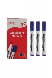 MARKER WHITEBOARD STAT 2.0MM BULLET NIB BLUE