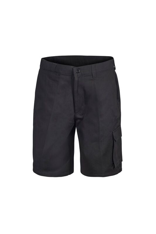 WorkCraft CARGO COTTON DRILL SHORTS Black 92R