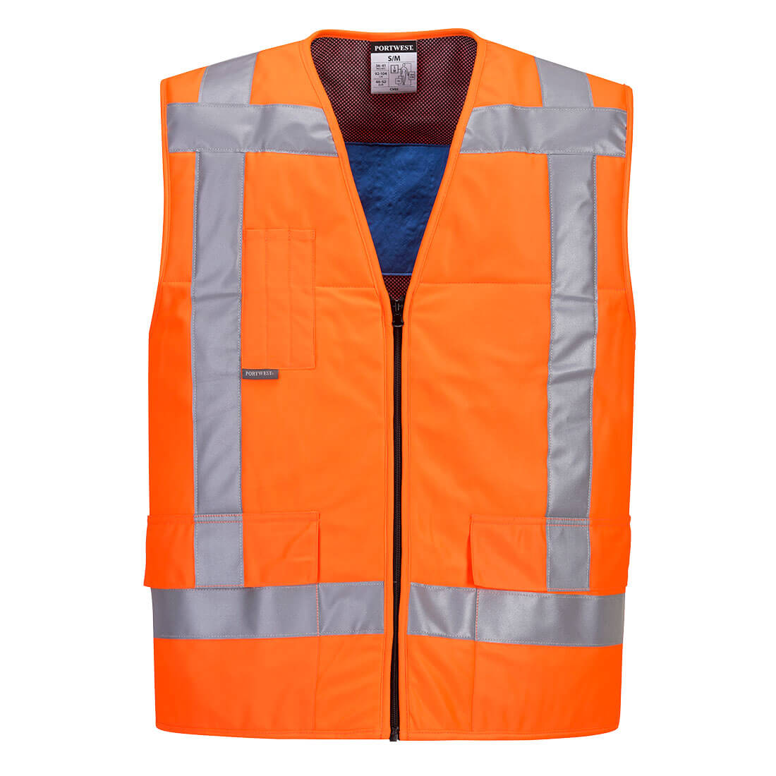 PORTWEST High Vis Cooling Vest Orange XX/3X