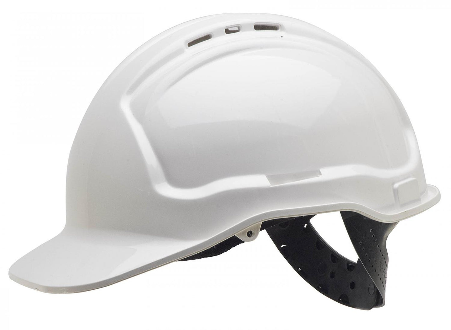 Force360 Economy Hard Hat, Vented, 6 Point Poly-cradle Harness, Type 1, White