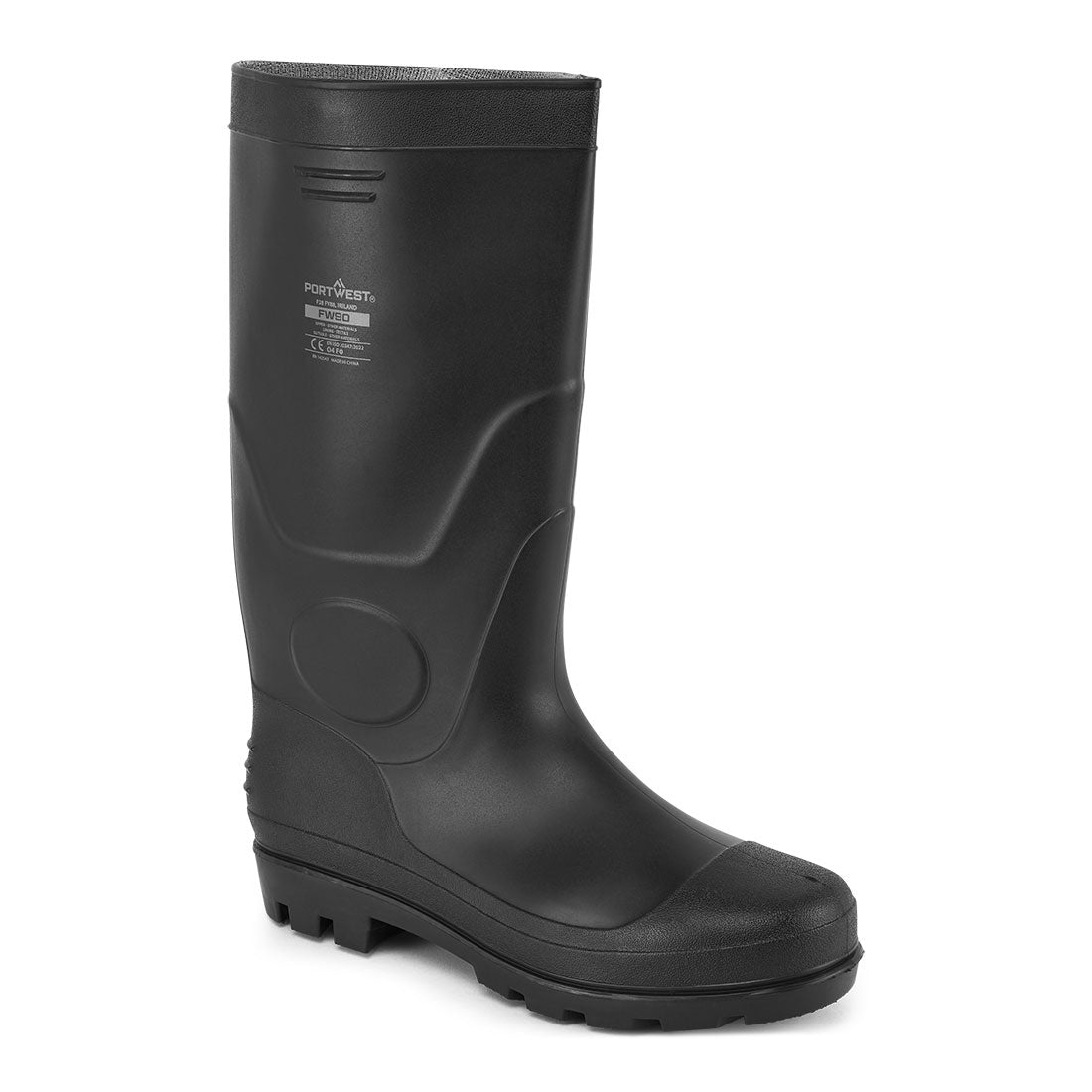 FW90 - Non-Safety Gumboot O4 FO Black size 10