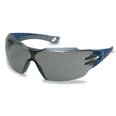 9198-301 UVEX PHEOSCX2 BLUE/GREY, GREY 14% SV SAPPHIRE (HC3000) LENS SAFETY GLASSES