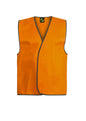 UNISEX HI VIS SAFETY VEST ORANGE 2XL