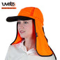 UVETO AUSTRALIA KALA HAT The Kala Hat provides maximum protection from the sun while keeping the face clear, UPF 50+ HI VIS ORANGE