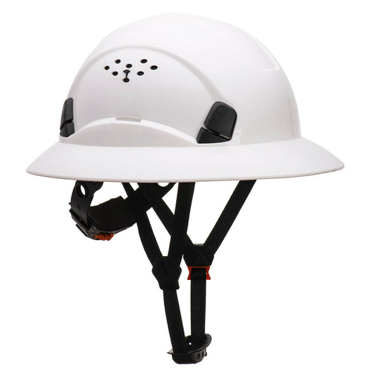 Portwest PW28 - Full Brim Extra Hard Hat White