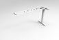 rapid Boost Plus Height Adjustable Return Workstation Frame Telescopic Frame 1040mm W - 2150mm W WHITE