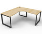 Deluxe Loop Leg Corner Workstation 1800 x 1800 Deluxe Loop 1P CWS - NO/BL