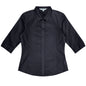 KINGSWOOD LADY SHIRT 3/4 SLEEVE BLACK SIZE 4