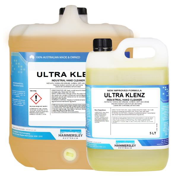 HAMMERSLEY UltraKlenz 5LT- HD Citrus Hand Cleaner with Grit