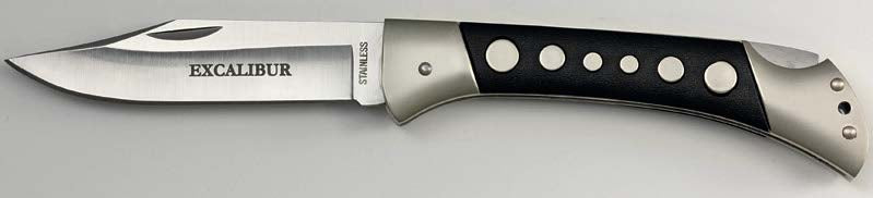 Excalibur Black Disk Large pocket knife 120mm/4.7”