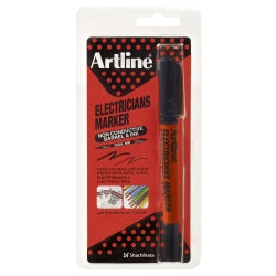 ARTLINE SP- MARKER ELECTRICIANS DUAL NIB PERMANENT BLACK HS