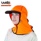 UVETO AUSTRALIA KALAHARI HAT Providing excellent protection from the sun, the Kalahari Hat features a additional neck and face coverage UPF 50+ HI VIS ORANGE