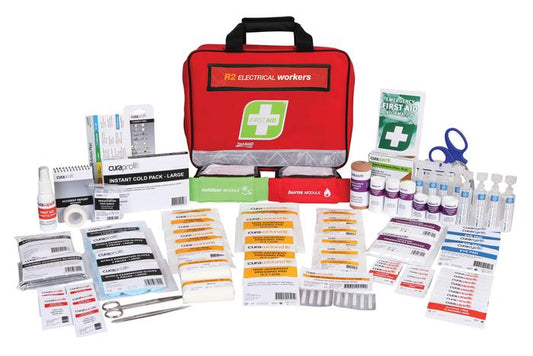 Fast Aid FIRST AID KIT, R2, ELECTRICAL WORKERS KIT, SOFT PACK