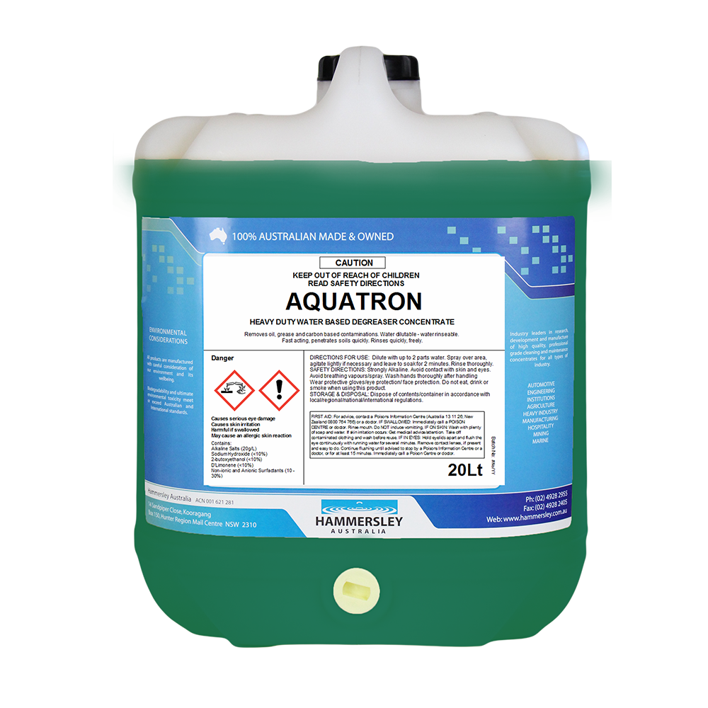 HAMMERSLEY Aquatron 20L - Water Based Degreaser with Citrus