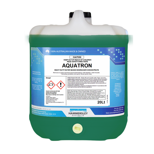 HAMMERSLEY Aquatron 20L - Water Based Degreaser with Citrus