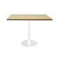 Square Disc Base Table 900 Disc Base Square Table - NO/WS