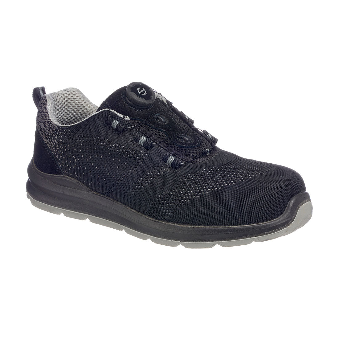 Portwest FT08 - Wire Lace Safety Trainer S1P Size 8 Grey