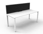 Deluxe Profile Leg Single Workstation with Screen 1500 x 750 Deluxe Prof 1P - NW/WS