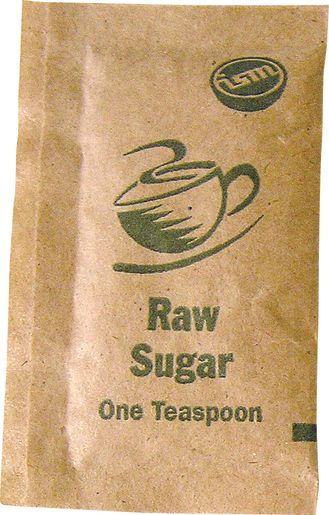 Brown/ raw sugar 2500 or 2000  sticks per carton